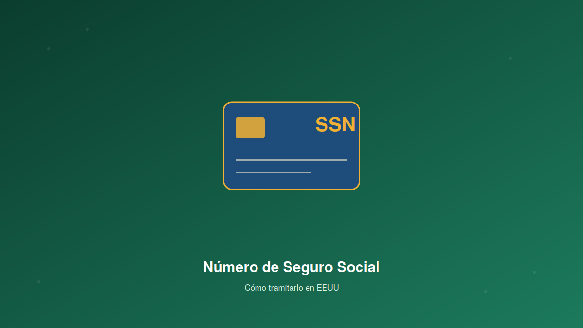 Cómo Sacar el Número de Seguro Social